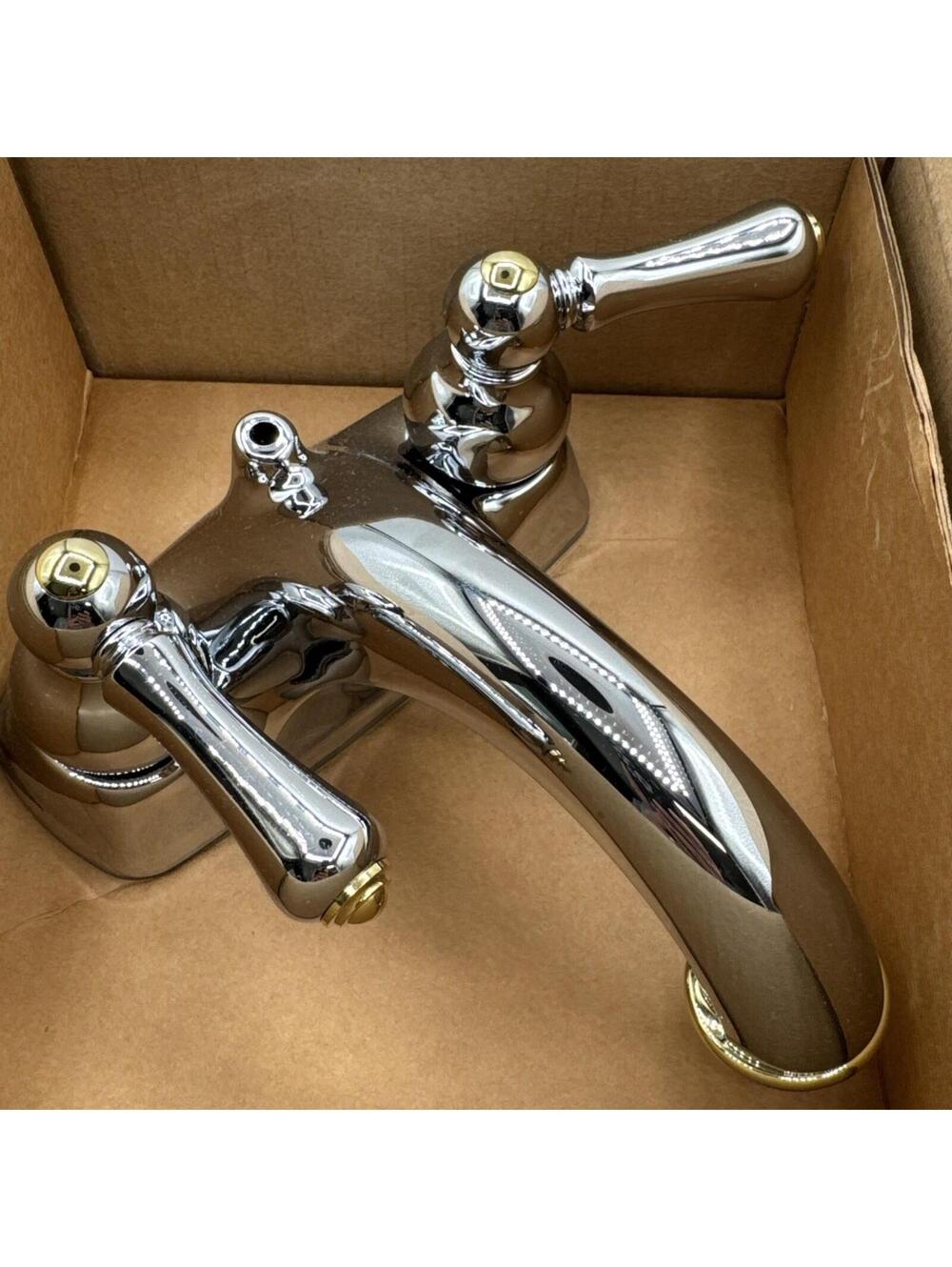Price Pfister Lavatory Bathroom Faucet Combo Handles 50/50 Pop-up Chrome 8B58CMB